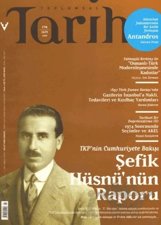 Toplumsal Tarih Dergisi Sayı: 178 – Tarih Vakfı Yurt Yayınları - Toplumsal Tarih Dergisi kitap kapağı