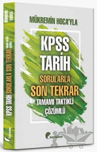 Özdil Akademi KPSS Tarih Full Tekrar Soru Avı 101 Soru Bankası Çözümlü – Mükremin Karaca – Özdil Akademi Yayınları kitap kapağı