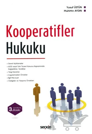 Kooperatifler Hukuku – Muhittin Aydın, Yusuf Üstün – Seçkin Yayıncılık kitap kapağı