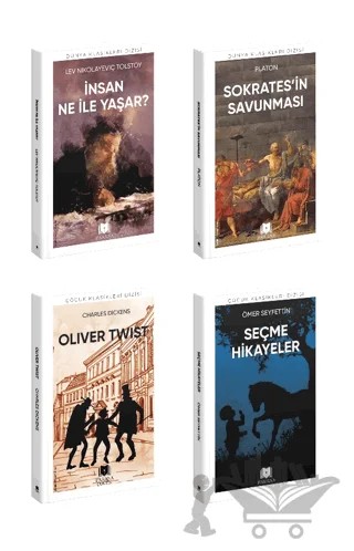 Dünya Klasikleri Seti (4 Kitap) – Lev Nikolayeviç Tolstoy, Platon, Charles Dickens, Ömer Seyfettin – Parana Yayınları kitap kapağı