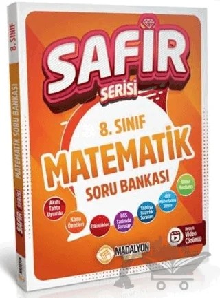 8. Sınıf Safir Matematik Soru Bankası – Kolektif – Madalyon Yayınları kitap kapağı