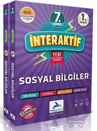 7. Sınıf İnteraktif Sosyal Bilgiler Etkinlik Çalışma Kitabı – Kolektif – Paraf Yayınları kitap kapağı