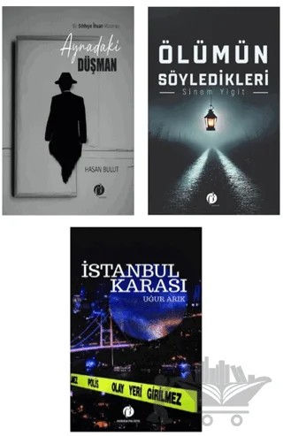Aynadaki Düşman - Ölümün Söyledikleri - İstanbul Karası - Polisiye Gerilim Seti (3 Kitap Takım) – Hasan Bulut, Sinem Yiğit, Uğur Arık – Herdem Kitap kitap kapağı