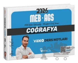 2026 MEB-AGS Coğrafya Video Ders Notları – Akın Arslan – Hoca Kafası Yayınları kitap kapağı