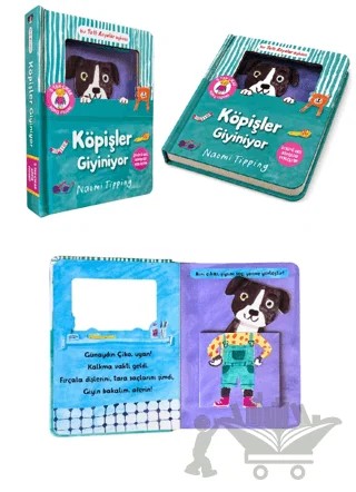 Köpişler Giyiniyor - Bir Tatlı Rüyalar Hikayesi – Naomi Tipping – Beta Kids kitap kapağı