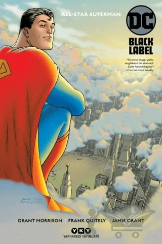 All-Star Superman – Grant Morrison – Yapı Kredi Yayınları kitap kapağı