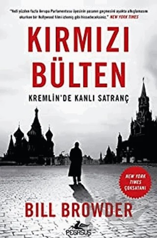 Kırmızı Bülten – Bill Browder – Pegasus Yayınları kitap kapağı