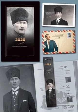 2026 Atatürk Ajandası - Komutan – Kolektif – Mor Kelebek kitap kapağı