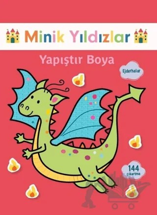 Ejderhalar Yapıştır Boya - Minik Yıldızlar – Kolektif – Doğan Egmont Yayıncılık kitap kapağı