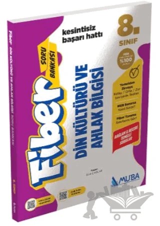 8. Sınıf Din Kültürü ve Ahlak Bilgisi Fiber Soru Bankası – Esra Çağlar – Muba Yayınları kitap kapağı
