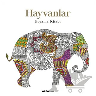 Hayvanlar Boyama kitabı – İlayda Bayrak – Alfa Yayınları kitap kapağı