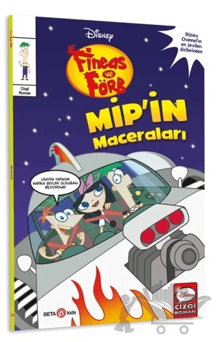 Disney Fineas Ve Förb Mip'in Maceraları – John Green – Beta Kids kitap kapağı