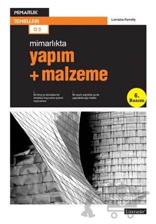 Mimarlıkta Yapım + Malzeme – Lorraine Farrelly – Literatür Yayıncılık kitap kapağı