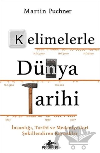 Kelimelerle Dünya Tarihi – Martin Puchner – Pegasus Yayınları kitap kapağı