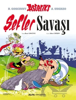 Asteriks 7 - Şefler Savaşı – Rene Goscinny – Alfa Yayınları kitap kapağı