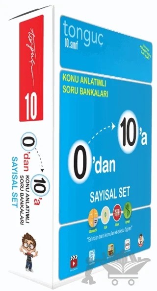 10. Sınıf 0'dan 10'a Sayısal Set Konu Anlatımlı Soru Bankaları – Kolektif – Tonguç Akademi kitap kapağı