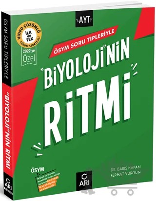 AYT Biyolojinin Ritmi – Barış Kapan, Ferhat Vurgun – Arı Yayıncılık kitap kapağı