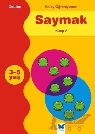 Kolay Öğreniyorum - Saymak Kitap 2 – Carol Cornwell – Mavi Kelebek Yayınları kitap kapağı