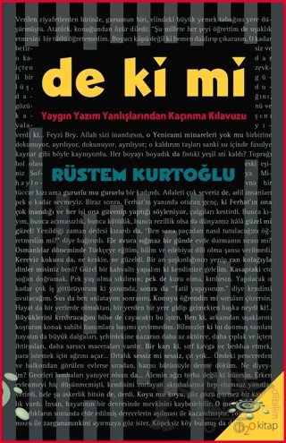De Ki Mi – Rüstem Kurtoğlu – h2o Kitap kitap kapağı