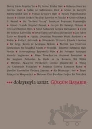... Dolayısıyla Sanat – Gülgün Başarır – Scala Yayıncılık kitap kapağı