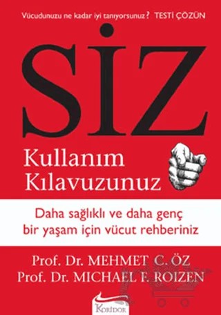 Siz Kullanım Kılavuzunuz – Mehmet Öz – Koridor Yayıncılık kitap kapağı
