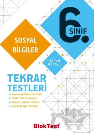 6. Sınıf Sosyal Bilgiler Tekrar Testleri – Kolektif – Tudem Yayınları - Bayilik kitap kapağı