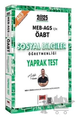2025 MEB-AGS ÖABT Sosyal Bilgiler Öğretmenliği Yaprak Test – Mustafa Özdemir – Yargı Yayınevi kitap kapağı