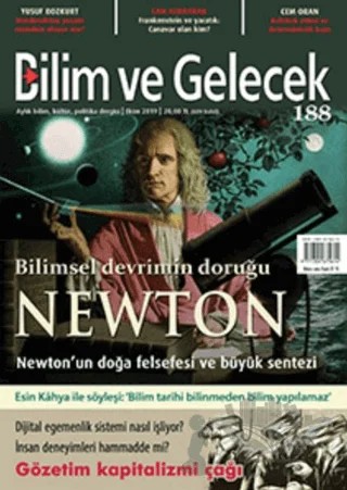 Bilim ve Gelecek Dergisi Sayı: 188 Ekim 2019 – Bilim ve Gelecek Dergisi Yayınları kitap kapağı