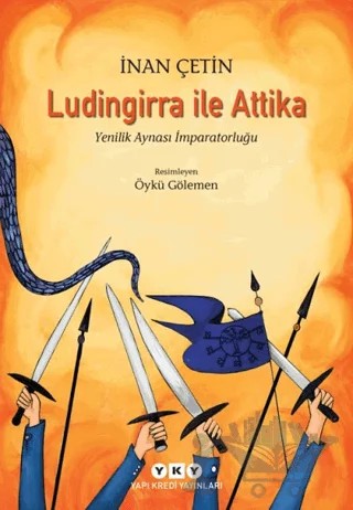 Ludingirra ile Attika – İnan Çetin – Yapı Kredi Yayınları kitap kapağı