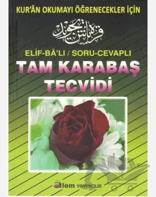 Elif-Ba’lı / Soru - Cevaplı Tam Karabaş Tecvidi, (Büyük Boy) – Ali Haydar – Alem Yayınları kitap kapağı