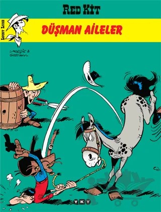 Red Kit Sayı: 21 Düşman Aileler – Goscinny – Yapı Kredi Yayınları kitap kapağı