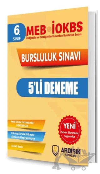 6. Sınıf Bursluluk Deneme Sınavı – Kollektif – Ardışık Yayınları kitap kapağı