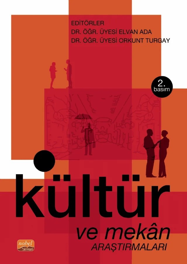 Kültür ve Mekân Araştırmaları – Alper Dündar, Belma Yön, Elvan Ada, Merve Kurt Kaptan, Merve Yücetürk, Orkunt Turgay, Salim İbiş, Selin Sıcakkan Özerden, Sezer Volkan Öztürk, Şennur Günay Aksoy, Tane Doğan, Volkan Erol – Nobel Bilimsel Eserler kitap kapağı