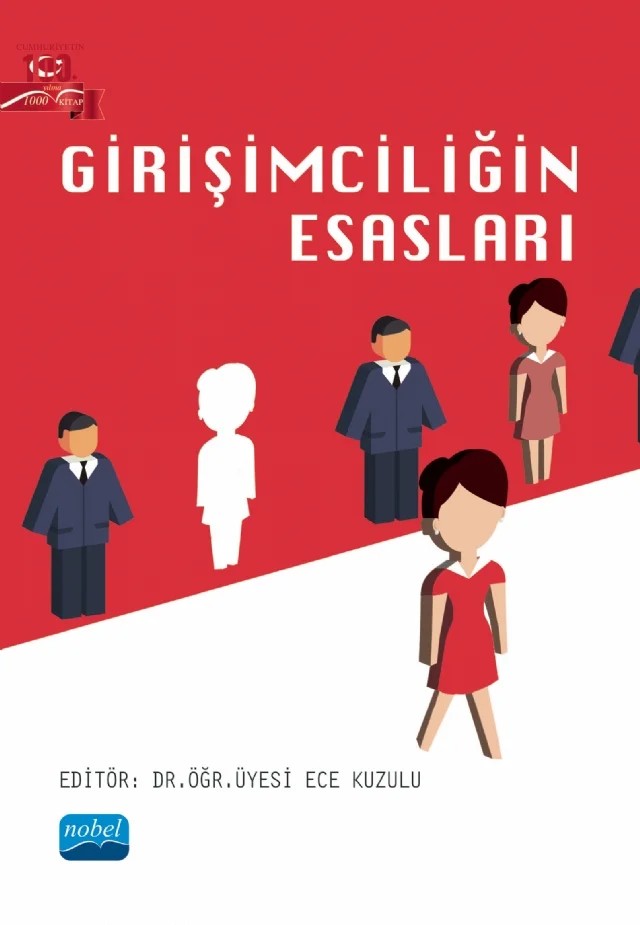 Girişimciliğin Esasları – Aykut Yılmaz, Cemal Cihan Çoşkun, Duygu Kızıldağ, Ece Kuzulu, Hayrettin Zengin, Mustafa Kenan Erkan, Mustafa Yasan, Nevran Karaca, Özgür Topkaya, Özkan Bi̇lgi̇li, Seda Gökdemir Ekici, Seher Arslankaya, Serdar Orhan, Şeyda Otluoğlu Kuyumcu, Tarık Yolcu, Tuncay Yılmaz, Zeliha Tekin, Zeynep Sözcan – Nobel Akademik Yayıncılık kitap kapağı