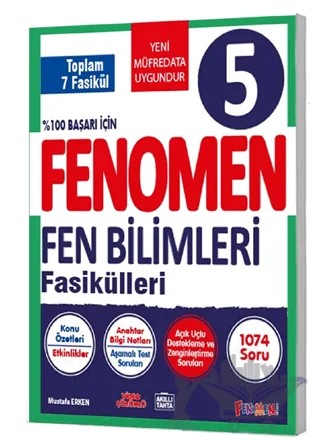 5. Sınıf Fen Bilimleri Fasikülleri – Kolektif – Fenomen Yayınları kitap kapağı