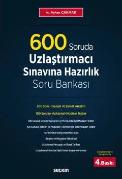 600 Soruda Uzlaştırmacı Sınavına Hazırlık Soru Bankası – Ayhan Çakmak – Seçkin Yayıncılık kitap kapağı