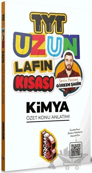 YKS TYT Kimya Uzun Lafın Kısası Özet Konu Anlatımı – Görkem Şahin – Benim Hocam Yayınları kitap kapağı