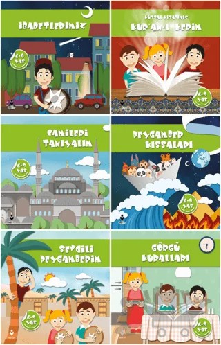 6-9 Yaş Evde Karakter Eğitimi Seti (6 Kitap) – Kolektif – Tire Kitap kitap kapağı