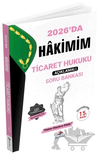 2026 Hakimlik Hakimim Ticaret Hukuku Soru Bankası – Serhat Güven – Dizgi Kitap kitap kapağı