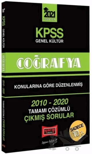 2021 KPSS Coğrafya Konularına Göre Düzenlenmiş Tamamı Çözümlü Çıkmış Sorular – Kolektif – Yargı Yayınevi kitap kapağı