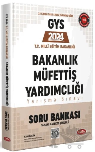 T.C. Milli Eğitim Bakanlığı Müfettiş Yardımcılığı Yarışma Sınavı Soru Bankası – Kolektif – Data Yayınları kitap kapağı