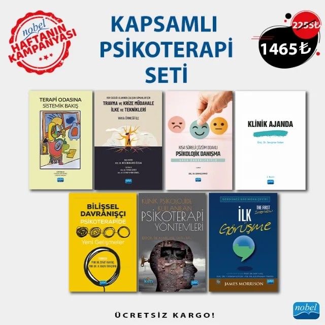 KAPSAMLI PSİKOTERAPİ SETİ – Buse Yavuz, Deniz Gezer, Elif Çelet Özenli, Hande Kırhan, Havva Nur Kan, İdil Biriken, Nilhan Algan, Utku Çetin, Yudum Söylemez James Morrison Beril Zeynep Hacıosman, Berk Efe Altınal, Didem Dilge Yıldırım, Elif Çarpar, Elif Güneri Yöyen, Elif Mutlu, Esra Akcan, Fatih Bal, Fatma Biçer, Gizem Selcan – Haftanın Kampanyası kitap kapağı