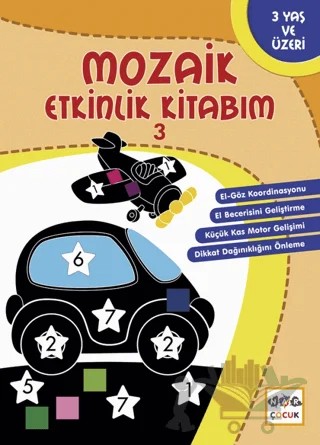 Mozaik Etkinlik Kitabım - 3 – Kolektif – Nar Çocuk kitap kapağı
