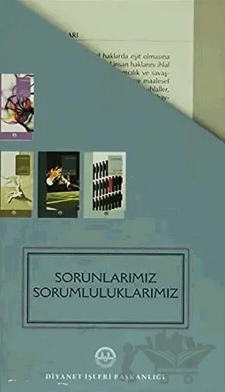 Sorunlarımız Sorumluluklarımız (16 Kitap Takım) – Ayla Abak, Ayşenur Çalıkçı, Bahattin Akbaş, Burhan Erkuş, Elif Arslan, Hafsa Fidan, Havva Sula, İsmail Karagöz, Kıyasettin Koçoğlu, Lamia Levent, Muhlis Akar, Ömer Menekşe, Şenol Korkut, Yaşar Yiğit, Zekiye Demir – Diyanet İşleri Başkanlığı kitap kapağı