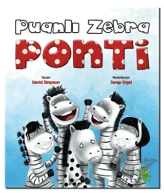 Puanlı Zebra Ponti – David Simpson – Yeşil Dinozor kitap kapağı