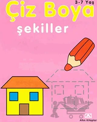 Şekiller Çiz Boya – Oya Ferzan Gürsoy – Altın Kitaplar kitap kapağı