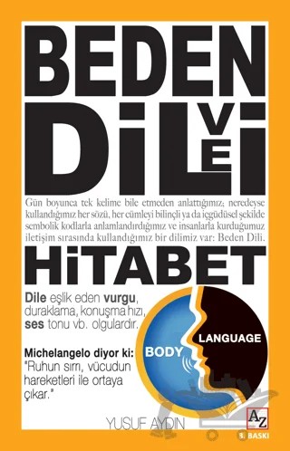 Beden Dili ve Hitabet – Yusuf Aydın – Az Kitap kitap kapağı