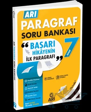 7. Sınıf Arı Paragraf Soru Bankası – Mustafa Aygün, Nail Deveci – Arı Yayıncılık kitap kapağı