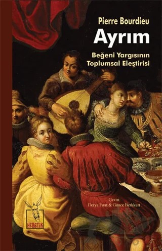 Ayrım – Pierre Bourdieu – Heretik Yayıncılık kitap kapağı