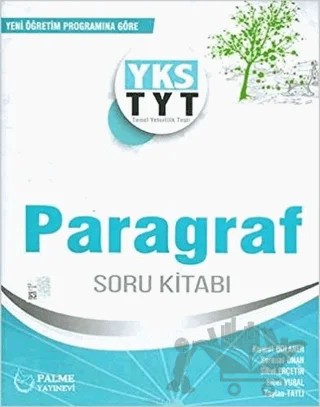 YKS TYT Paragraf Soru Kitabı – Kolektif – Palme Yayınları kitap kapağı